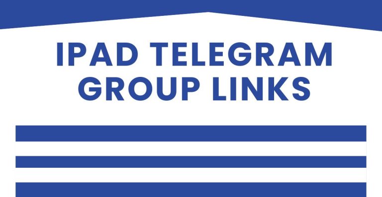 iPad Telegram Group Links