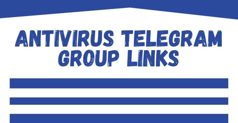 Antivirus Telegram Group Links