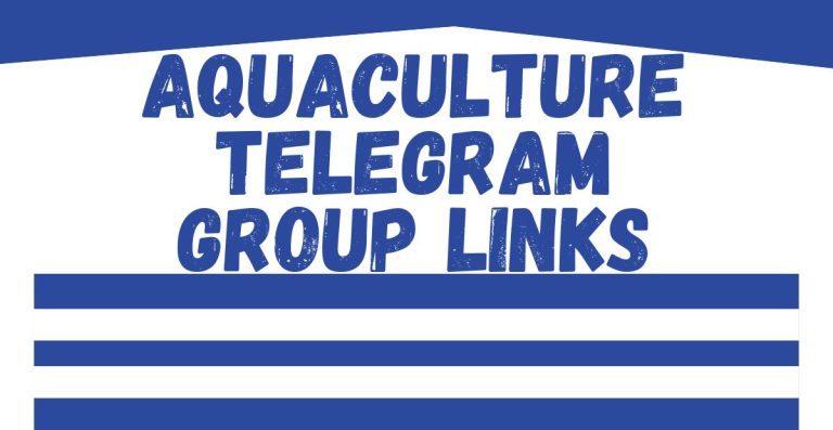 Aquaculture Telegram Group Links