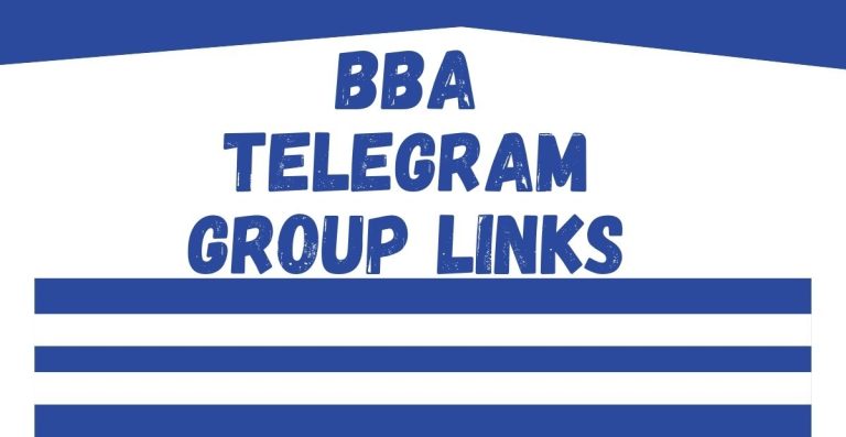 BBA Telegram Group Links