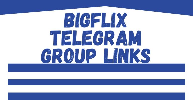 BIGFlix Telegram Group Links
