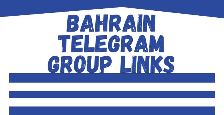 Bahrain Telegram Group Links
