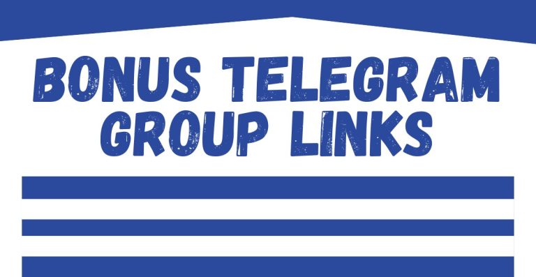 Bonus Telegram Group Links