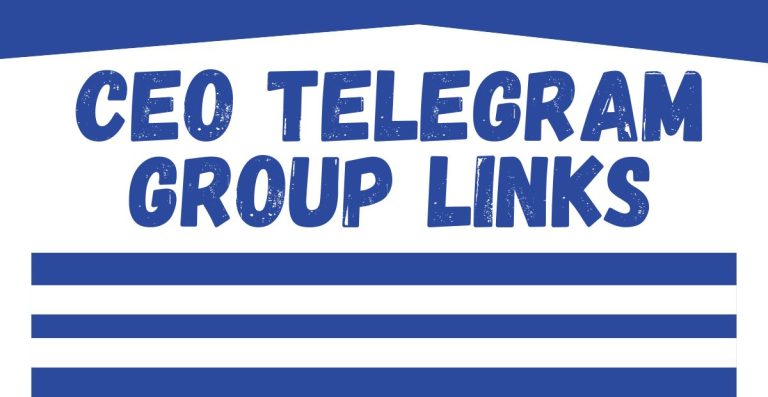CEO Telegram Group Links