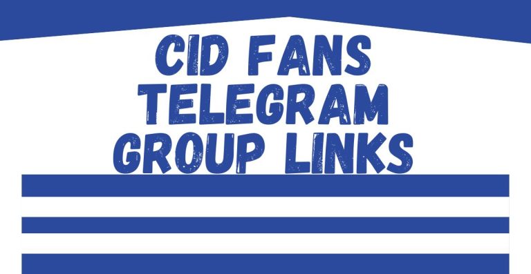 CID Fans Telegram Group Links
