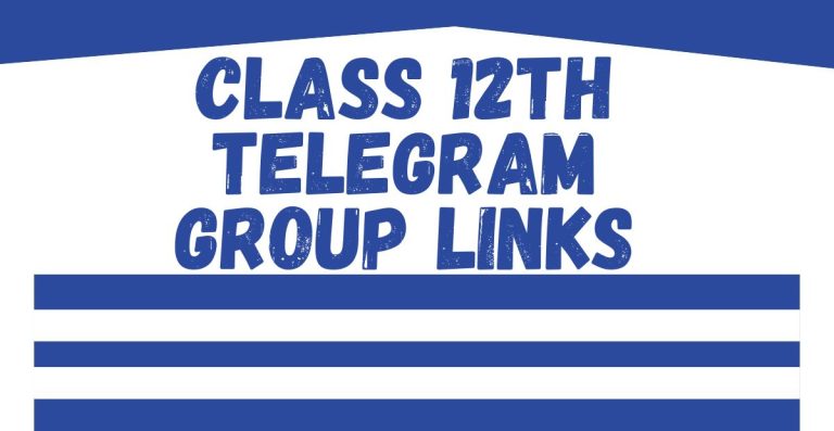Class 12th Telegram Group Links
