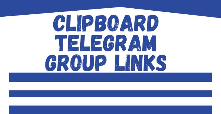 Clipboard Telegram Group Links