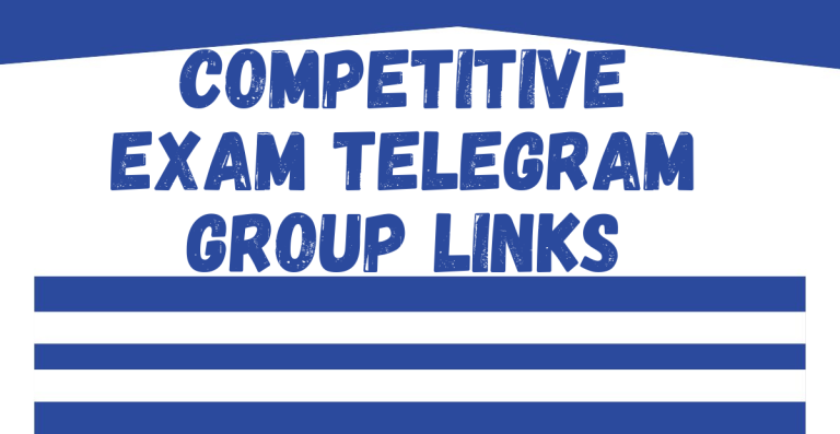 Competitive Exam Telegram Group Links