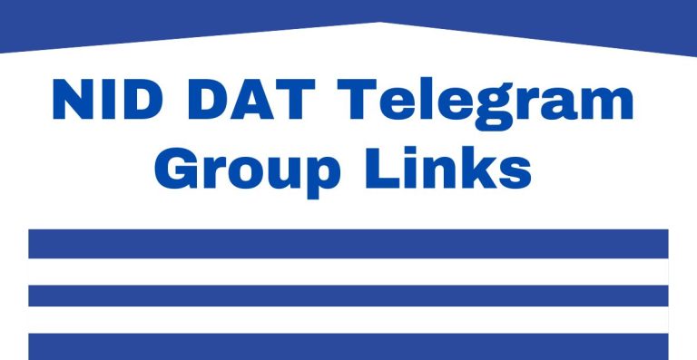 NID DAT Telegram Group Links