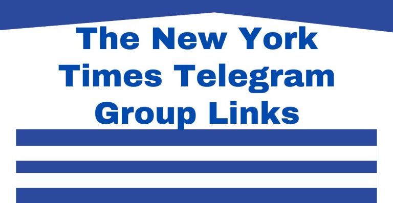The New York Times Telegram Group Links