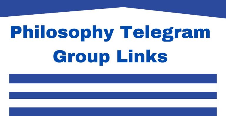 Philosophy Telegram Group Links