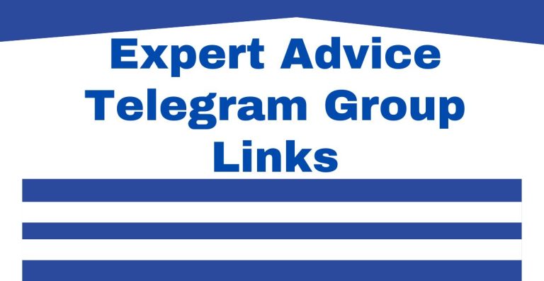 Expert Advice Telegram Group Links