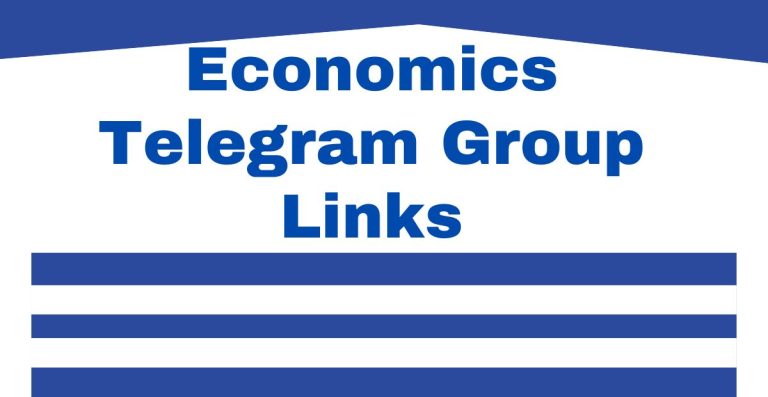 Economics Telegram Group Links