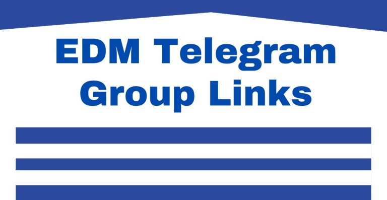EDM Telegram Group Links