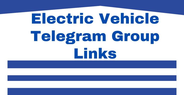 Electric Vehicle Telegram Group Links