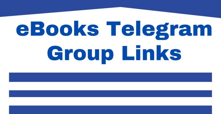 eBooks Telegram Group Links