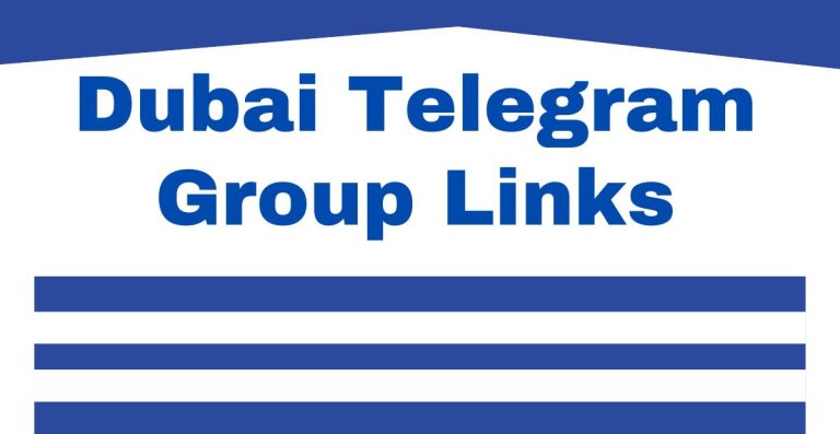 Dubai Telegram Group Links