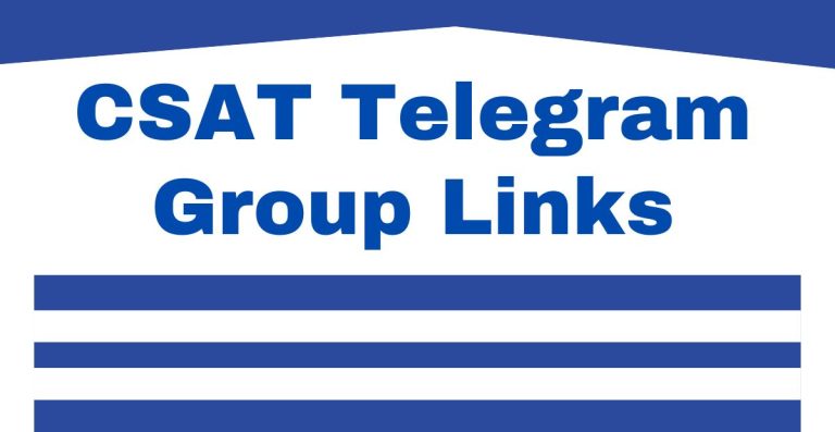 CSAT Telegram Group Links