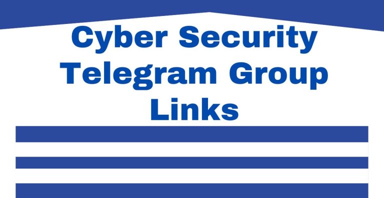 Cyber Security Telegram Group Links