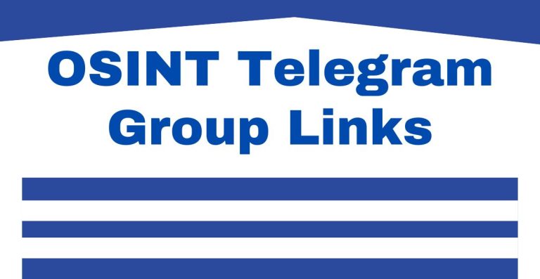 OSINT Telegram Group Links