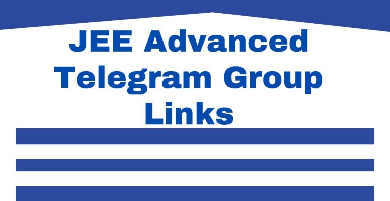 JEE Advanced Telegram Group Links