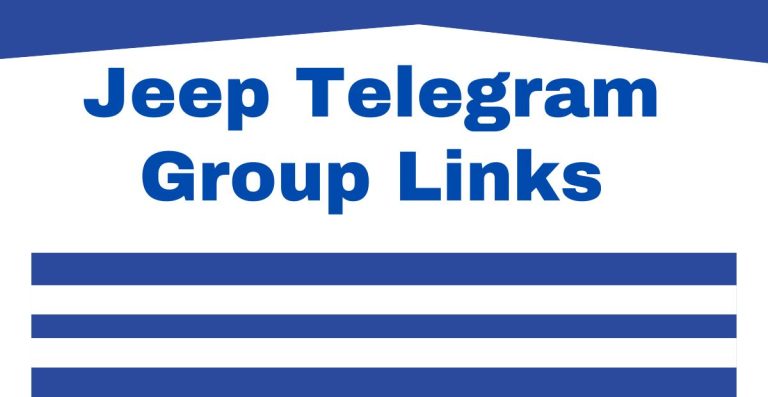 Jeep Telegram Group Links