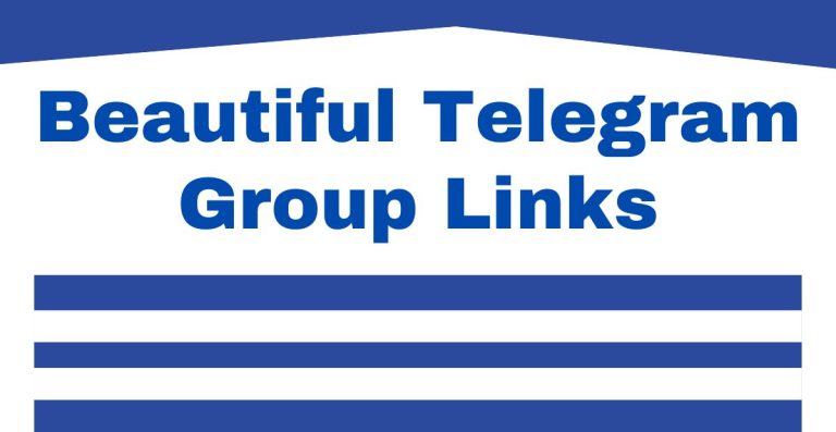 Beautiful Telegram Group Links