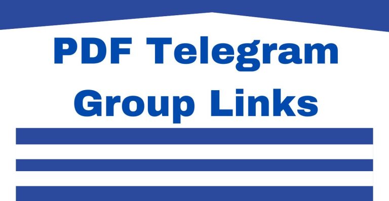 PDF Telegram Group Links