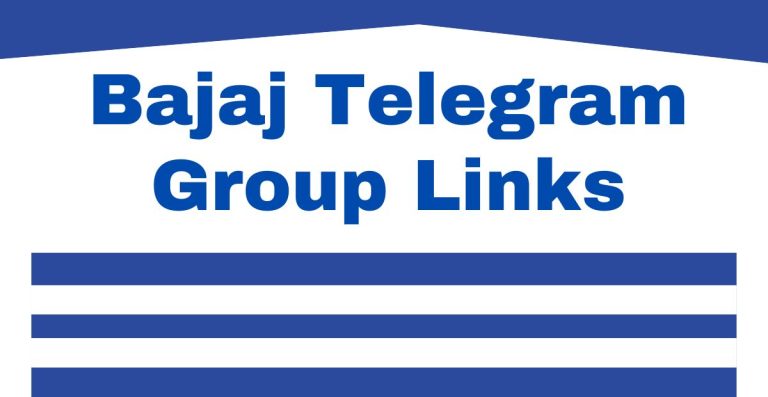 Bajaj Telegram Group Links