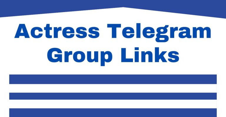 Actress Telegram Group Links