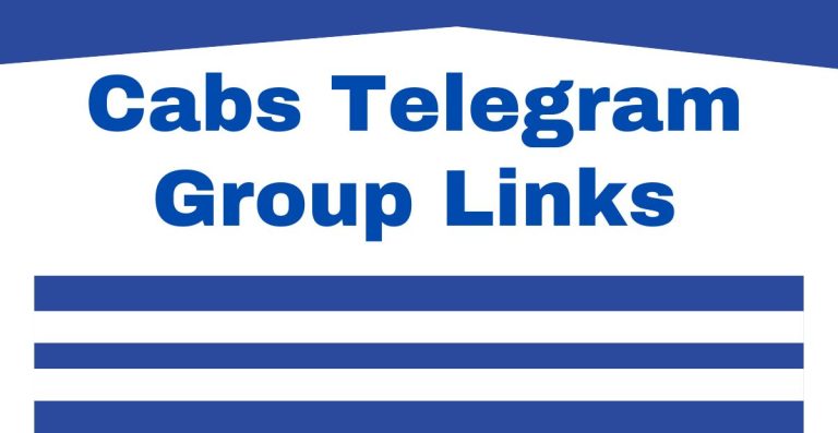 Cabs Telegram Group Links