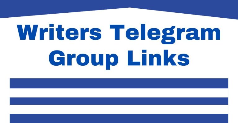 Writers Telegram Group Links
