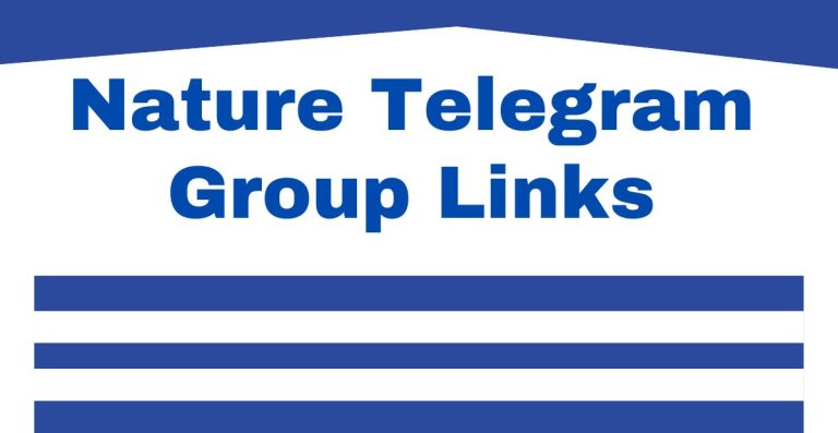 Nature Telegram Group Links