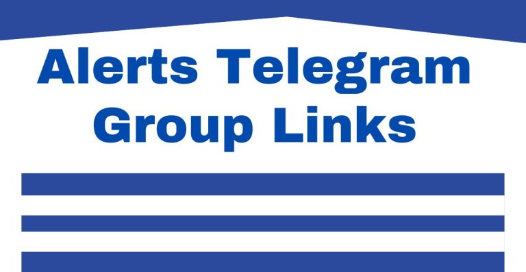 Alerts Telegram Group Links