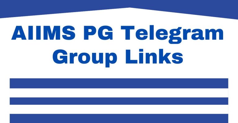 AIIMS PG Telegram Group Links