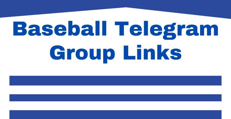 Baseball Telegram Group Links