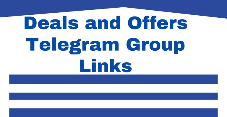 Deals and Offers Telegram Group Links
