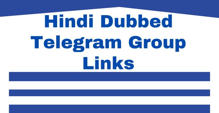 Hindi Dubbed Telegram Group Links