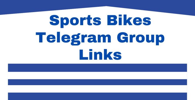 Sports Bikes Telegram Group Links