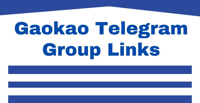 Gaokao Telegram Group Links
