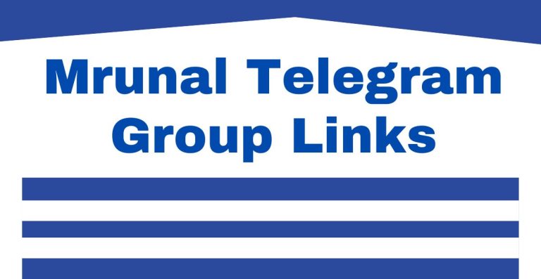 Mrunal Telegram Group Links