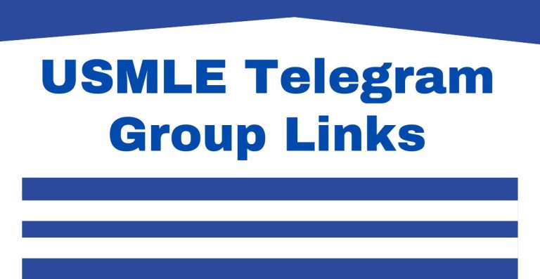 Join Active USMLE Telegram Group Links